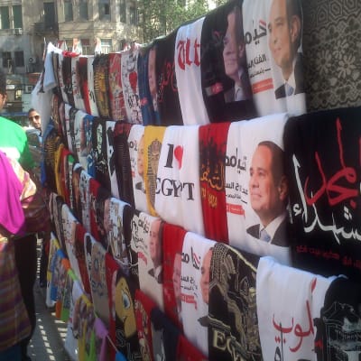 Tahrirtorget inför presidentvalet 2014.