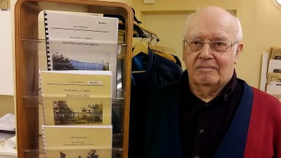 Odin Sjöholm från Sibbo hembygdsförening.
