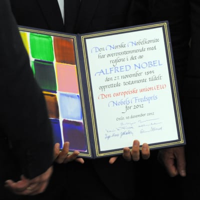 EU fick Nobels fredspris år 2012