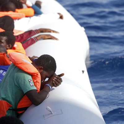 Räddningsoperation på Medelhavet den 20 oktober.