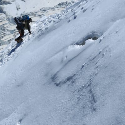 Alpinister i Mont Blanc