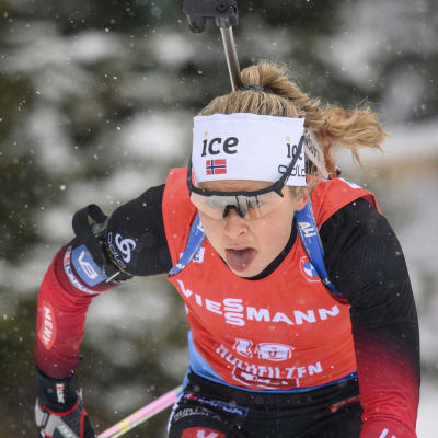 Ingrid Landmark Tandrevold låg nia efter det andra skyttet.
