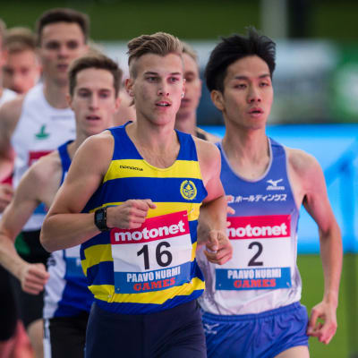Filiph Johansson springer, 2016.