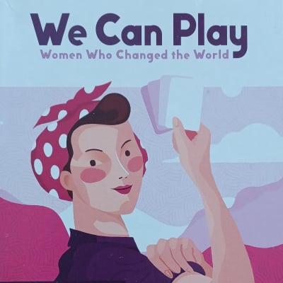 Paffask till kortleken We can play. Women who changed the world.