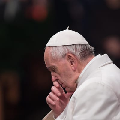 Påven Franciskus talade om skam på långfredagen.