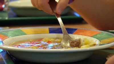 Soptallrik, skollunch.