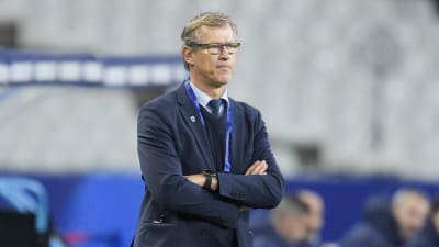 Markku Kanerva under en landskamp 2020.
