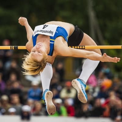Linda Sandblom stod för finskt rekord i juni 2016.