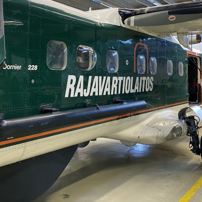 Gränsbevakningens Dornier- flygplan.  