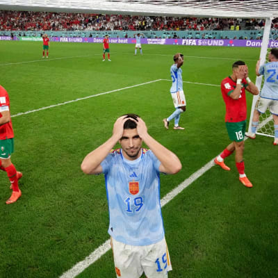 Espanja pettyi Marokkoa vastaan.