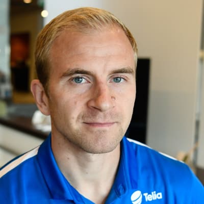 Kari Arkivuo i landslagsfärgerna i augusti 2017.