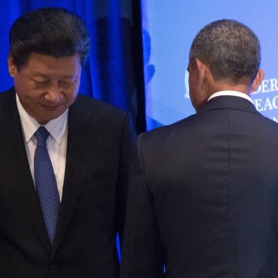 Kinas och USA:s presidenter, Xi Jinping och Barack Obama.