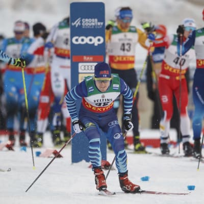 Lauri Lepistö i farten.