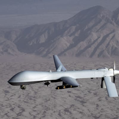 Predatordrönare i USA, Afrika och Mellanöstern är ofta utrustade med Hellfiremissiler