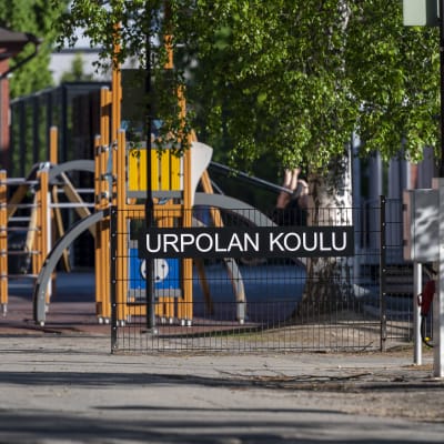 Mikkelin Urpolan koulu väistötiloissa vanhalla kasarmialueella.