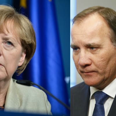 Angela Merkel och Stefan Löfven