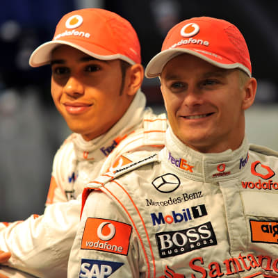 Lewis Hamilton ja Heikki Kovalainen