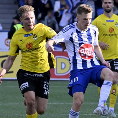 Axel Vidjeskog och Lucas Lingman.