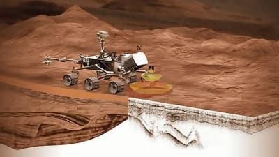 Mars 2020-rovern (illustration)