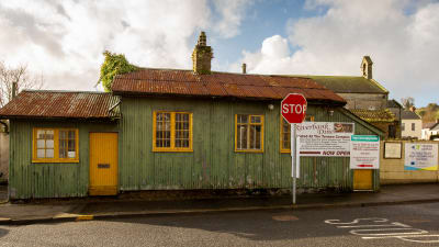 Det gamla irländska tullhuset i Pettigoe