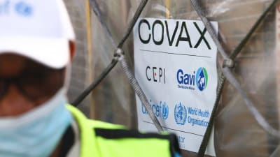 Covid-19-vaccin levereras till Ghana inom ramen för Covax-projektet