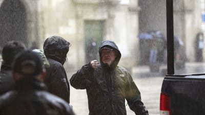 Ridley Scott under inspelnignarna till filmen The Counselor i Alicante i Spanien.