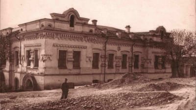 Ipatjevhuset i Jekaterinburg (Sverdlovsk) där tsarfamiljen mördades 1918.