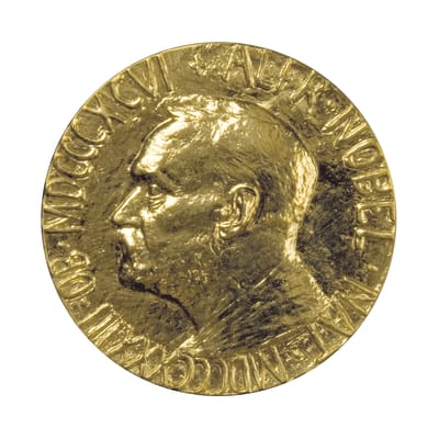 Medaljen som Nobels fredspristagare får
