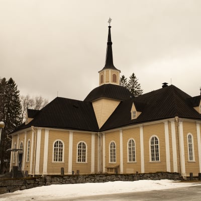 Kustaa Aadolfin kirkko Iisalmessa Pohjois-Savossa.