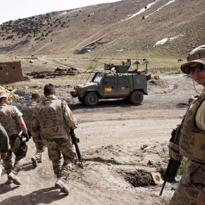 Spanska soldater i Afghanistan.