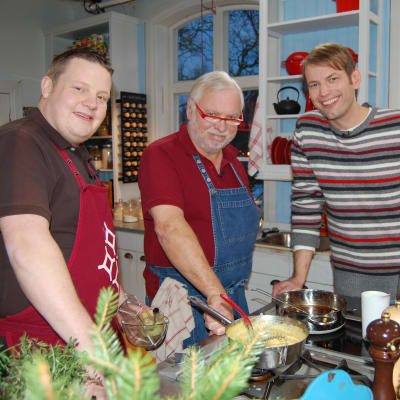 Michael, Leif och Matias lagar lutfisk
