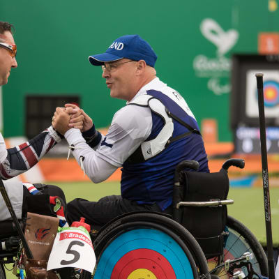 Jousiampuja Jean-Pierre Antonios vs. John Walker (GBR) Riossa
