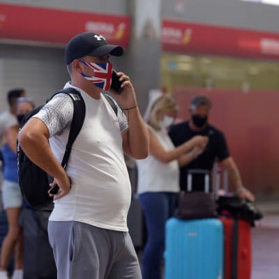 Brittisk turist, corona, spanien
