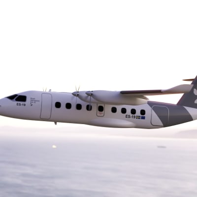Ruotsalainen Heart Aerospacen suunnittelema sähkölentokone, p valmistaa sähkölentokoneita, jonka toivotaan aloittavan matkustajalennot vuoteen 2025 mennessä