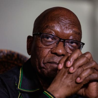 Etelä-Afrikan entinen presidentti Jacob Zuma kuvattuna 4. heinäkuuta 2021. 