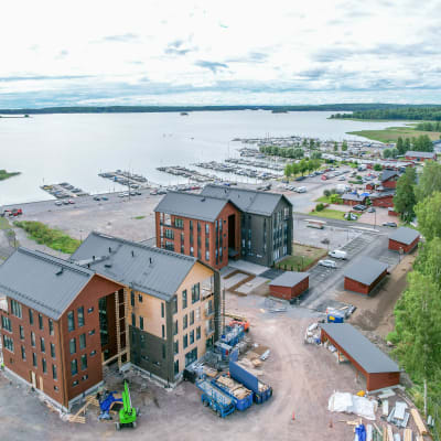 Två hus.