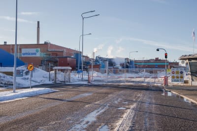 Umicores koboltförädling ligger i Karleby. På bilden syns industriområdet där fabriken finns.