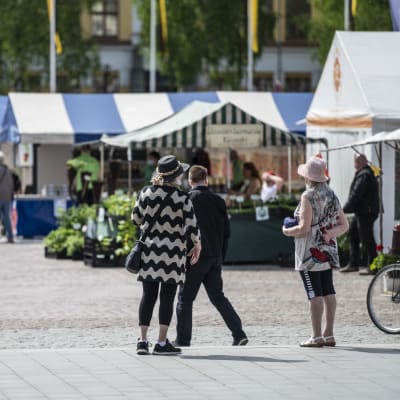 Näkymä Mikkelin torilta