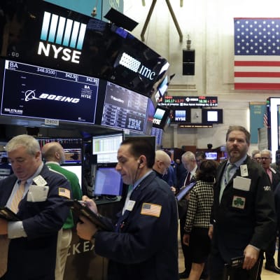 Börsfallet i New York var det största på en dag sedan finanskrisen år 2008