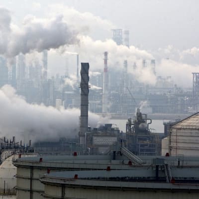 Oljeraffinaderi i provinsen Shandong