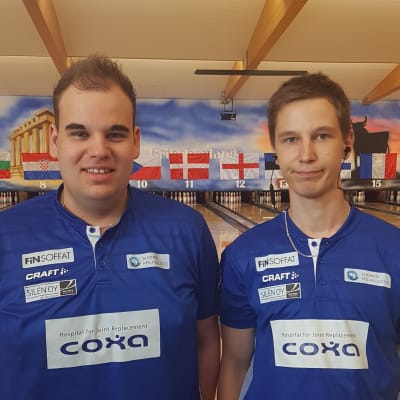 Tomas Käyhkö ja Niko Oksanen voittivat parihopeaa keilailun EM-kisoissa.
