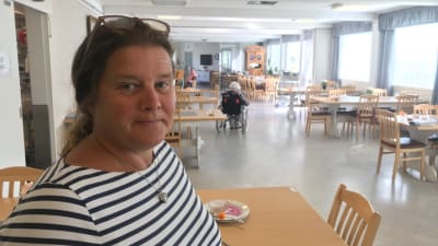 Carina Kackur är föreståndare på det föreningsdrivna Mariahemmet i Jakobstad