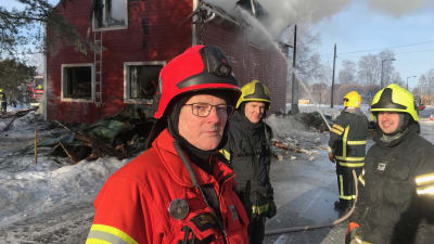 Brandförman Tore Lindström.