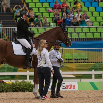 Katja Karjalainen ja High Flow Rion paralympialaisissa