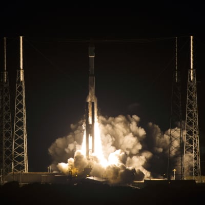 Atlas V -raketen sköts upp från Cape Canaveral i Florida den 12 mars 2015.