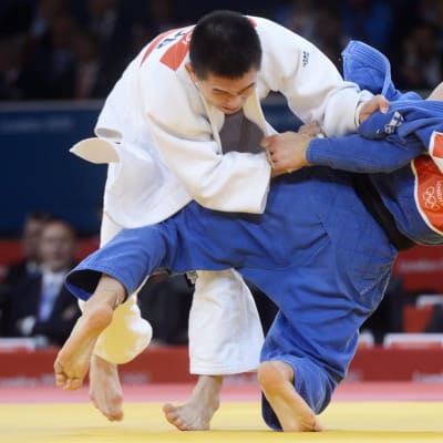 Valtteri Jokinen utslagen i judo.