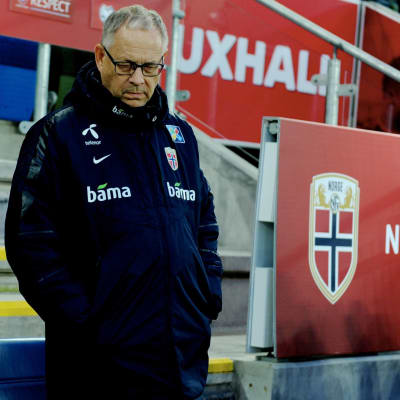 Lars Lagerbäck, chefstränare för Norges fotbollslandslag.