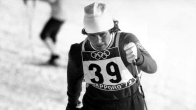 Galina Kulakova skidar i OS 1972.
