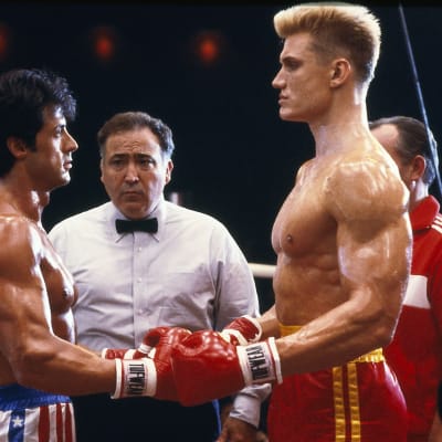 Rocky mot Ivan Drago i filmen Rocky IV.