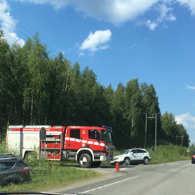 Liikenneonnettomuus ysitie Muurame